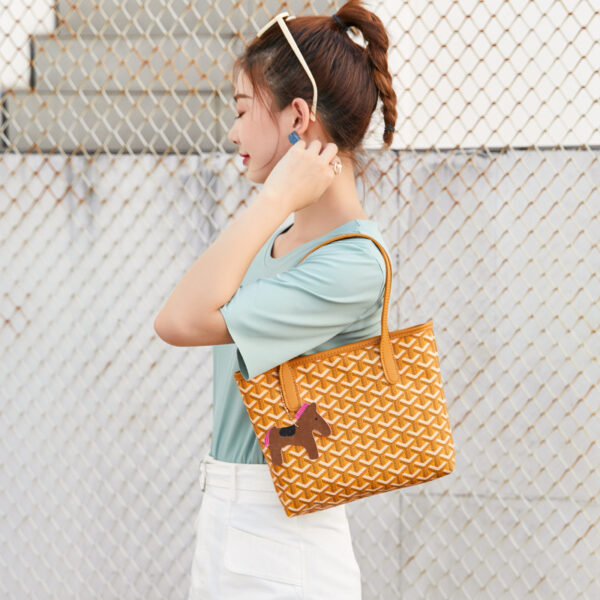 Wholesale Dogtooth bag, small bag, bucket bag, shoulder bag, printed handbag