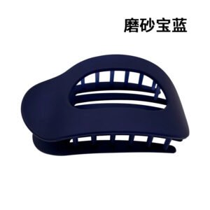 Oval hairpin-frosted sapphire blue / Ps+silica gel
