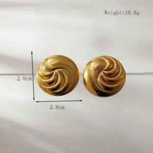 Golden, round