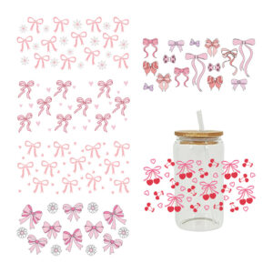 Wholesale UV Transfer Paste Glass Crystal Label Crystal Paste Cross-border Special Paste for 16oz Glass Cup 23cmX11cm