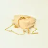 Wholesale Elegant Water Drop Zircon Pendant 304 Stainless Steel 18K Gold Plated Women's Necklace Waterproof Non-Fading Claw Setting Simple Style Cable Chain