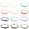 oly-dc68df2ad2f255cc1c4f8a239b06e2b8 Wholesale Fashion Irregular Colorful Solid Color Natural Stone Seed Bead Handmade Bracelets In Bulk