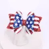 Wholesale Sweet Bow Tie Hairpin In Pu Leather, Perfect Hair Accessory For Summer And Independence Day