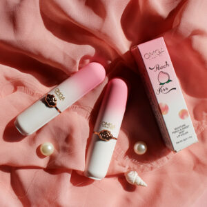 Wholesale OMGA Peach Color-changing Lipstick Lipstick Moisturizing and Moisturizing Student Lipstick Lasting Waterproof Cross-border Direct Supply