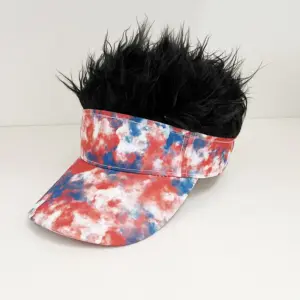 Gradient Tie-Dye - Black Wig / adjustable