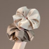 Wholesale High-grade Satin Large Intestine Hair Ring French Cream Headline Light Luxury Silk Hair Accessories Ponytail Hair Ring