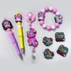 oly-dca66d0595f20e1adc32e7ac7280f598 Wholesale Drop Glue Silicone Easter DIY Bead Accessories Cartoon Rabbit Bead Pen Stereo Dwarf Beads