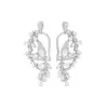 Wholesale Silver Bird Earrings For Women Featuring Copper With Zircon Inlay And 304 Stainless Steel Ear Pins