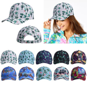 Wholesale Foreign Trade New Printed Cactus Baseball Hat Men and Women Korean Fashion Joker Turtle Cap Amazon