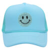 oly-dd2e7c9ba0ff41b71c188e765ff8f532 Wholesale American-Style Smiley Face Patch Baseball Cap Cute Casual Versatile Sun Hat Trendy Unisex Trucker Hat Mesh Hat Trendy