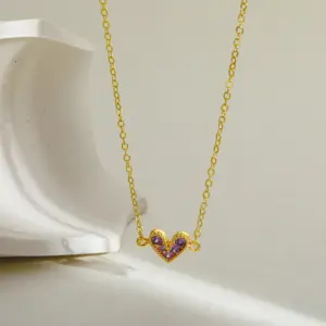 Necklace Purple / Adjustable