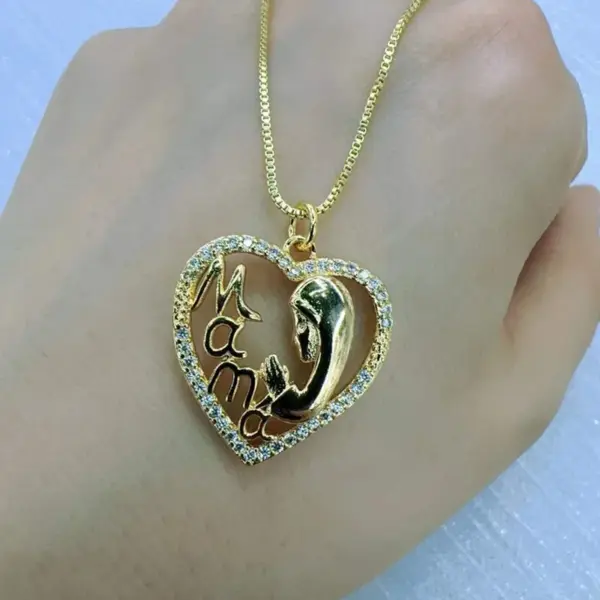 Wholesale Electroplated Letter Pendant Necklace For Women In Copper With 18K Real Gold Plated Water Plating And Zircon Inlay, Featuring Box Chain