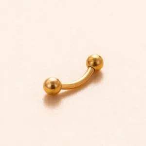 Gold / Eyebrow Nails-6mm