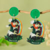 oly-dd94825f22c775760626c4f7985c7330 Wholesale St. Patrick's Day Green Hat Lucky Grass Clover Exaggerated Carnival Acrylic Double-Sided Earrings Earrings