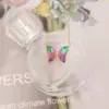 Wholesale PVD Coated 18K Gold Real Gold Plated Butterfly Stainless Steel Elegant Waterproof Non Tarnish 304 Stainless Steel Necklace