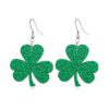 oly-dd99e1f4cbb65bbd5c091d58def06240 Wholesale St park Irish Festival lucky grass acrylic Carnival holiday earrings for women