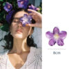 Wholesale Plumeria Flower Hairpin for Women, Cute Back Head Grabber, High-End Beach and Seaside Resort Style Hairpin