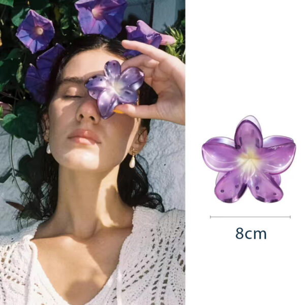 Wholesale Plumeria Flower Hairpin for Women, Cute Back Head Grabber, High-End Beach and Seaside Resort Style Hairpin