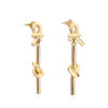 oly-ddb19f750a8c31d515126752b3ac6743 Wholesale Earrings elegant creative knotted earrings retro valentine's day