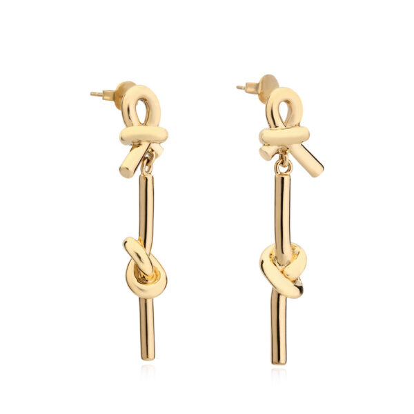 oly-ddb19f750a8c31d515126752b3ac6743 Wholesale Earrings elegant creative knotted earrings retro valentine's day
