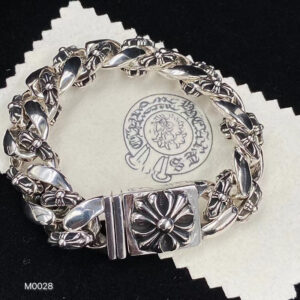 Cross flower head half flower bracelet