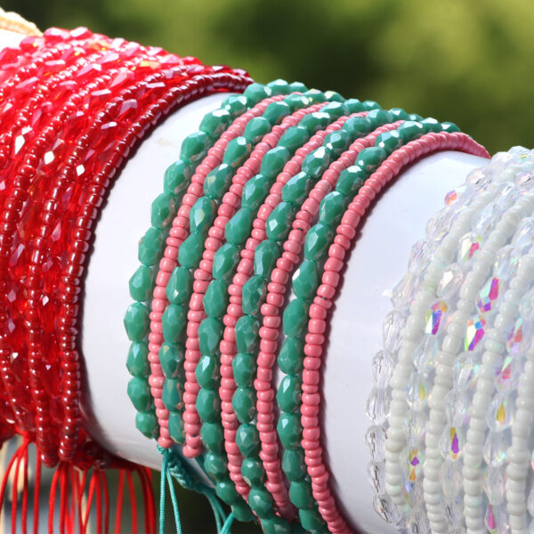 oly-ddc9a3073bd868e9a10a584f7318abf0 Wholesale Bohemian Style Hand-Woven Double-Layer Xiaomi Bead Crystal Bracelet Girl's All-Match Bracelet Girlfriend Friendship Rope