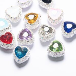 Wholesale Alloy Crystal Western Princess Series Straight Hole Multi-color Optional Aperture 2.0mm Diy Mobile Phone Chain Bag Chain Pen