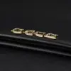 Wholesale Paper Clip Earrings For Women With Copper Posts, Electroplated And 14K Real Gold Plated Featuring Zircon Inlay