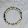 Wholesale Fashion Creative Tube Beads Elastic Bracelet Acrylic Double Color Curved Tube Round Tube Bracelet