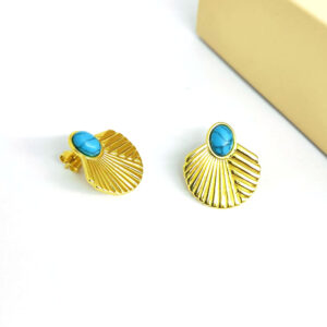 Scalloped gold