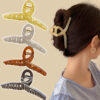 oly-de15727d0c4aeb86b4d0560ed47d9796 Wholesale Jelly Hair Catcher with Large Hair Volume and Cross-Over Shark Clip, Simple, Fashionable and High-End Hair Claw on the Back of the Head