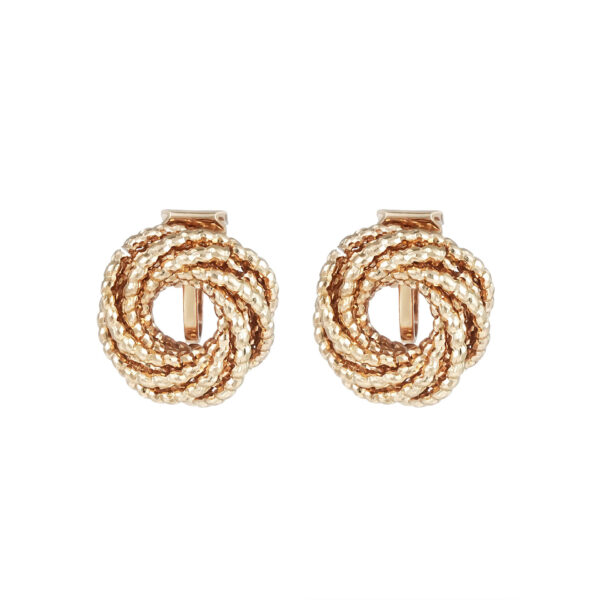 oly-de2846f16f5e7e9113fc9408775c653e Wholesale special jewelry earrings creative metal elements circle multi-layer knotted earrings