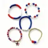 oly-de36e1c632c48b81143b42bf1c6308e2 Wholesale Fashionable Soft Clay Bracelet Set With Letters Stars And Hearts Stackable Unisex Anniversary Celebration Bracelets