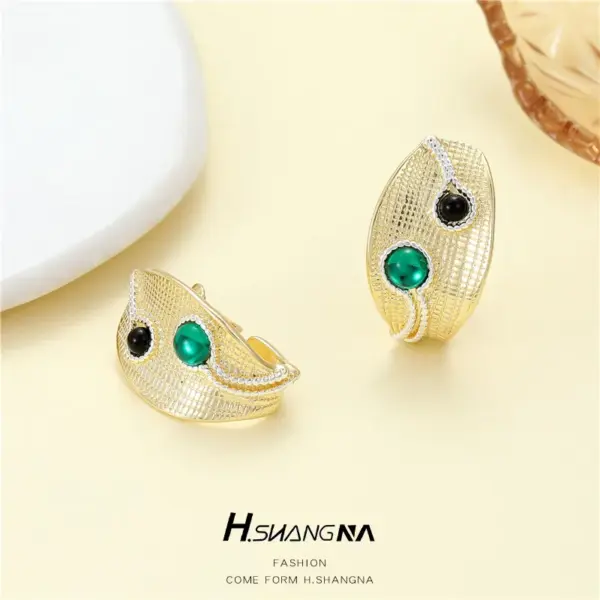 Wholesale C Shape Earrings For Women With 925 Sterling Silver Posts, Copper Base, 14K Real Gold Plated And Rhinestone Inlay