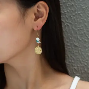 Wholesale Titanium Steel Diamond Earrings For Women Unique Design Stainless Steel Stud Earrings Geometric Rose Gold Plated