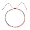 Wholesale Fashion Round Beaded Natural Stone Knitting Bracelets