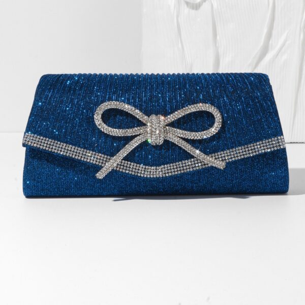 oly-decba1bc37cd4c9b8e4bf68f6e688352 Wholesale Spot Fashion Dinner Bag Diamond Bow Glitter Clutch Bag Chain Crossbody