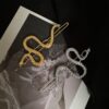 oly-dedc0a2f6852e567a84e3b54f8bf4ed1 Wholesale style retro hairpin female ins creative silver snake-shaped hairpin dark all-match cool style side clip fashion