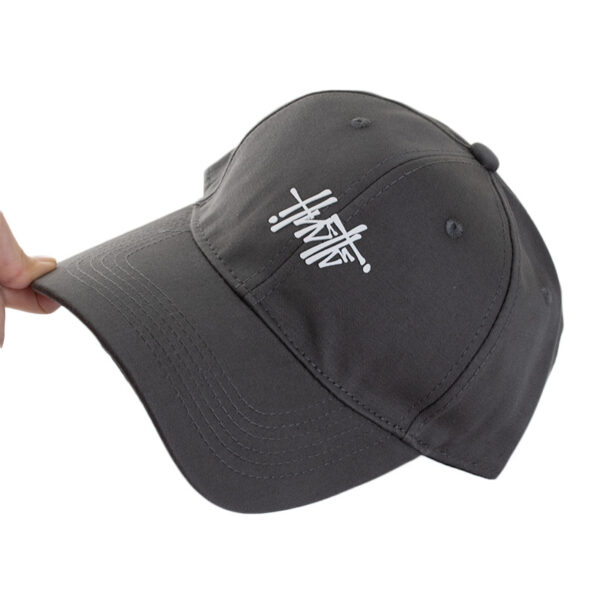 oly-dedf2b420e3a023aab9889ecdde8ecc1 Wholesale Solid Color Offset Printing Art Letter Baseball Cap Women's Korean-style All-match Wide-brimmed Face Small Soft Top Big Head Hat for Men