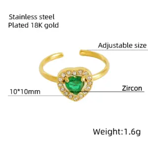 Heart-Shaped [Green 】