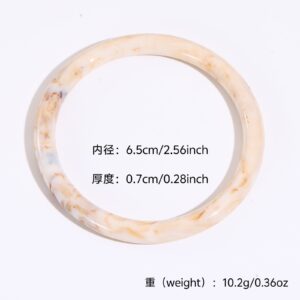 2# bracelet - mocha - round - narrow band