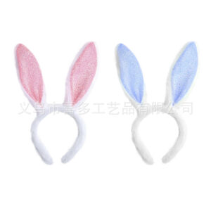 Rabbit pink headband 1