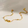 oly-df6f836168319c98d5b08e982a6ff8bf Wholesale 18K Gold Plated 304 Stainless Steel Vacuum Electroplating (In Furnace) Rhinestone Infinity/8-Shaped Classic 03 Bead Chain Necklace For Women Independence Day