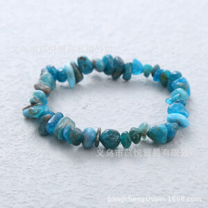 Blue phosphorus gray (natural material) / Bracelet circumference is about 18cm