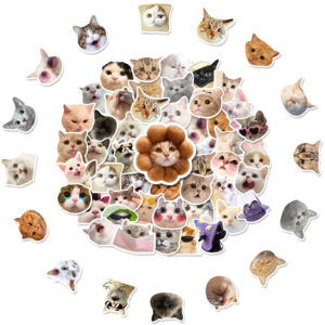 T01040935 cute cat head 50