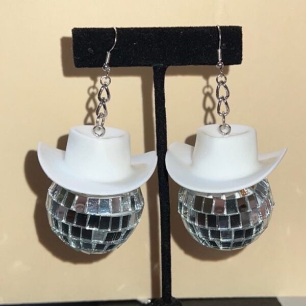 oly-dfe3d6d73d11b3b8113515beb79e674f Wholesaleball straw hat earrings Carnival party accessories hippie clothing accessories