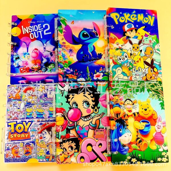 Wholesale Explosions Acrylic Notebook Sub-hand Ledger Exquisite Loose-leaf A7A5 Stetney Mind Vinnie Betty OLY Exclusive