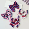 Wholesale American Flag Hairpin For Women In Multicolor Cloth, Perfect For Independence Day And Spring Celebrations