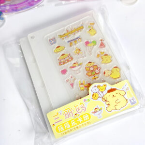 20 sheets 3inch inner pages (can hold 40 small cards) / Pudding dog card book (including tablets)