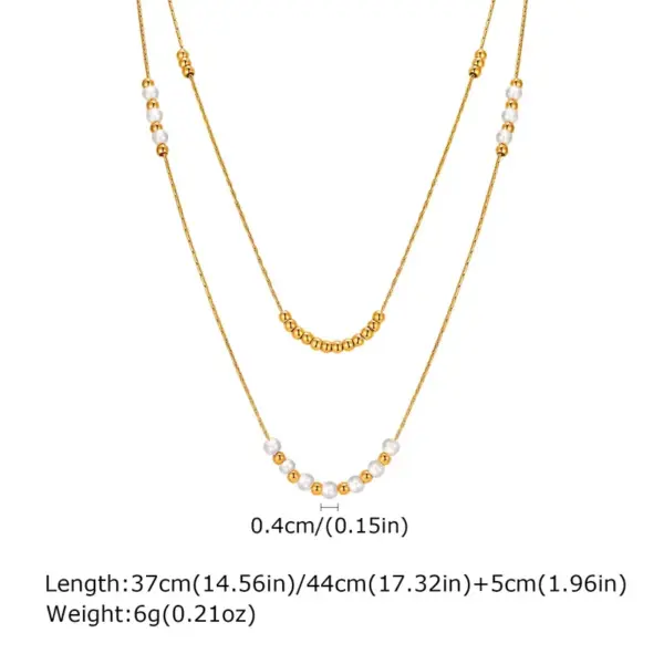 Wholesale PVD Coated Real Gold Plated 18K Gold Solid Color 304 Stainless Steel IG Style Simple Style Waterproof Non Tarnish 304 Stainless Steel Necklace